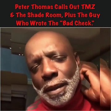 Peter Thomas blasts the blogs who accused him of writing bad checks and the guy who really did it