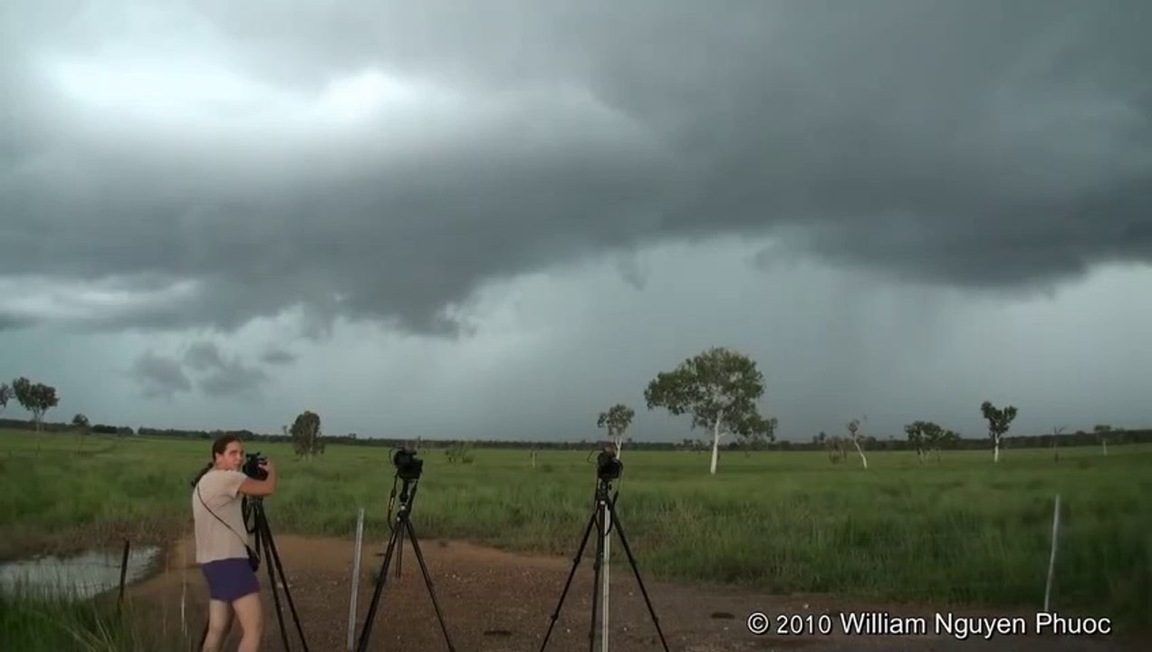 Quand la foudre frappe très fort et très pret - Darwin Australia
