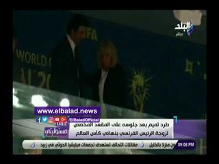 صدى البلد | أحمد موسى يكشف حقيقة طرد أمير قطر من مقصورة نهائي كأس العالم