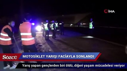 Motosiklet yarışı faciayla sonlandı
