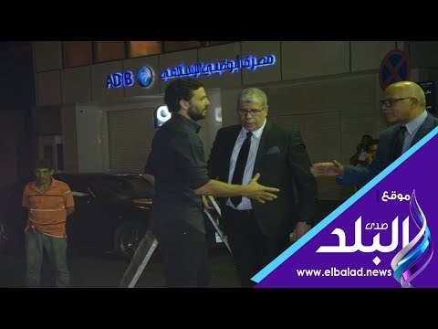 صدى البلد | حسام غالى وابو رجيلة وميهوب فى عزاء‎ والد زوجة شوبير