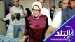 صدى البلد | وزيرة الصحة تزور مصابي قطار البدرشين في مستشفى الهرم