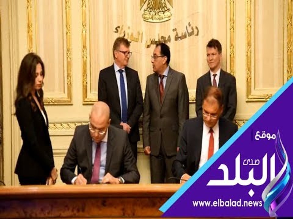 صدى البلد | مدبولي يشهد توقيع بروتوكول تعاون بين الري والبنك الزراعي المصري