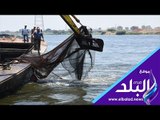صدى البلد | حملة لإزالة الأقفاص السمكية من نهر النيل بالبحيرة