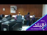 صدي البلد | إقبال على معامل التنسيق بجامعة عين شمس لتسجيل رغبات المرحلة الثانية