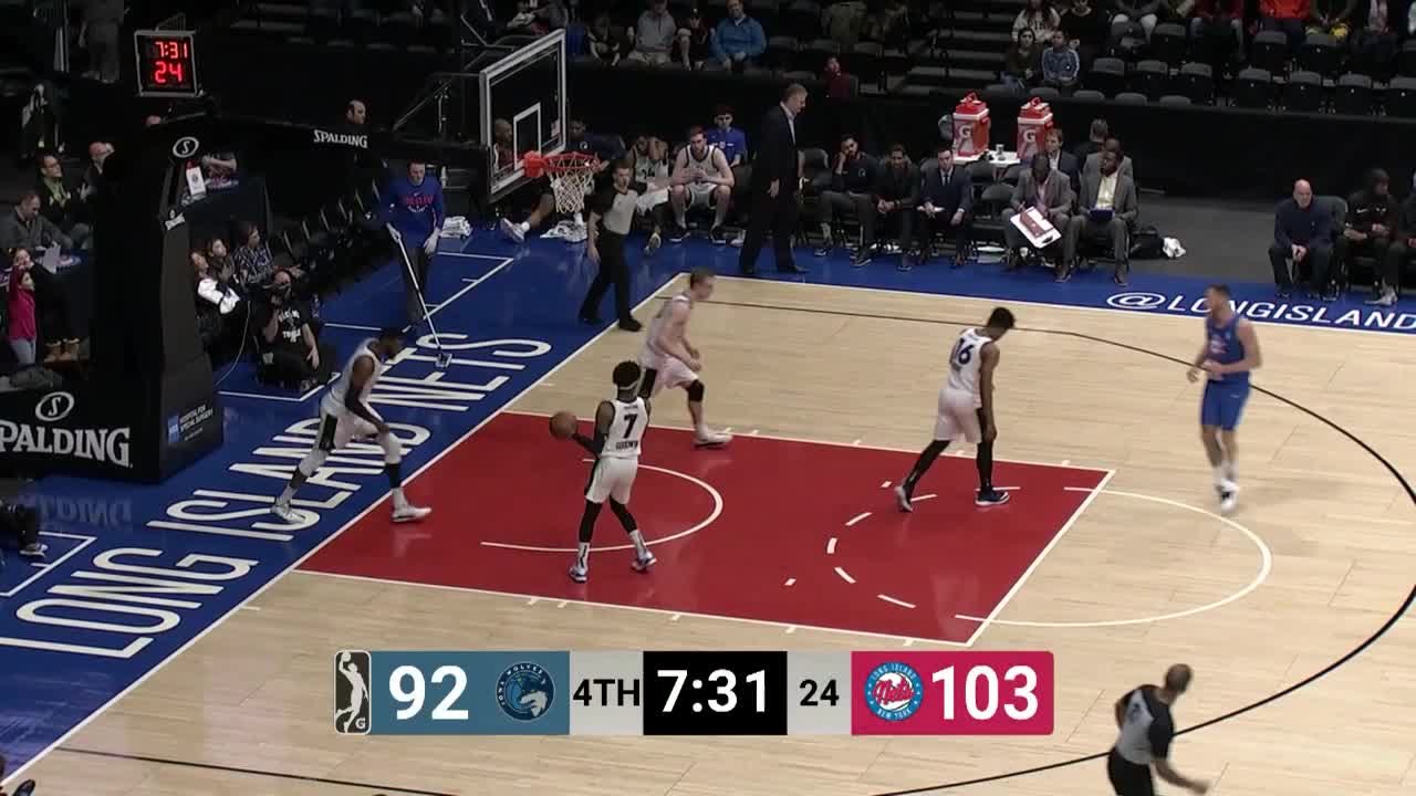 Tahjere McCall (21 points) Highlights vs. Iowa Wolves