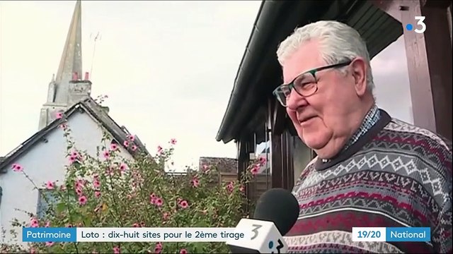 18 monuments sélectionnés pour le deuxième tirage du Loto du patrimoine