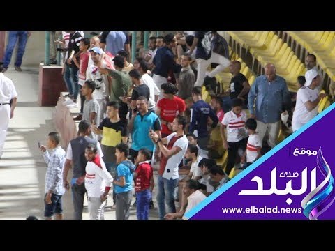 صدى البلد | جماهير الزمالك تؤازر الابيض امام بتروجيت