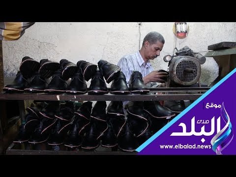 صدى البلد | ورش تصنيع الأحذية بالدرب الأحمر: منتجاتنا أحسن من الصين