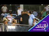 صدى البلد | أمير مرتضي منصور يساند الزمالك من المدرجات أمام الاتحاد