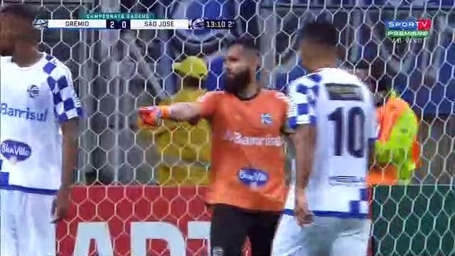 Grêmio 3 x 0 São José 2 tempo Gauchão 2019