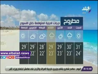 صدي البلد | درجات الحرارة المتوقعة اليوم بالقاهرة والمحافظات