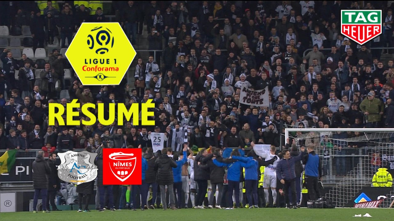 Amiens SC - Nîmes Olympique (2-1)  - Résumé - (ASC-NIMES) / 2018-19