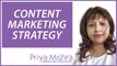 Content marketing Strategy goes along side integrated with marketing strategy and it requires independent strategy.