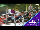 صدي البلد | شاهد .. مدرب المنتخب الوطني يتابع مباراة الأهلي ووادي دجلة من المدرجات