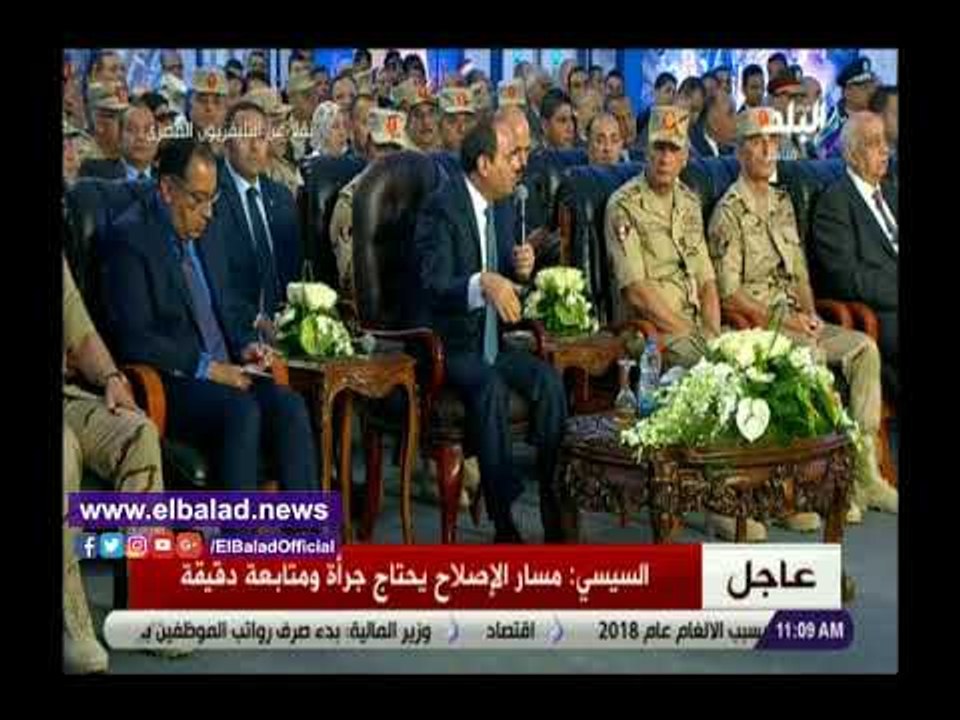 صدي البلد | السيسي يشدد على ضرورة إزالة جميع ال...