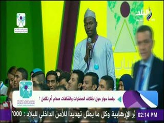 شاب نيجيري يطالب الرئيس بعقد منتدى شباب العالم مرتان أو 3 مرات في العام