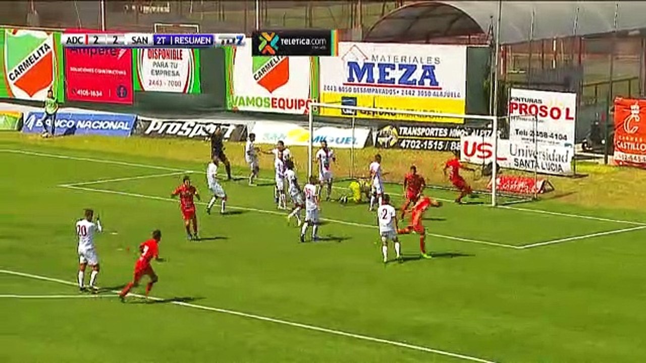 Resumen segundo tiempo Carmelita vs Santos