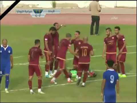 تصدي رائع لحارس سيراميكا كليوباترا لضربة جزاء الترسانة