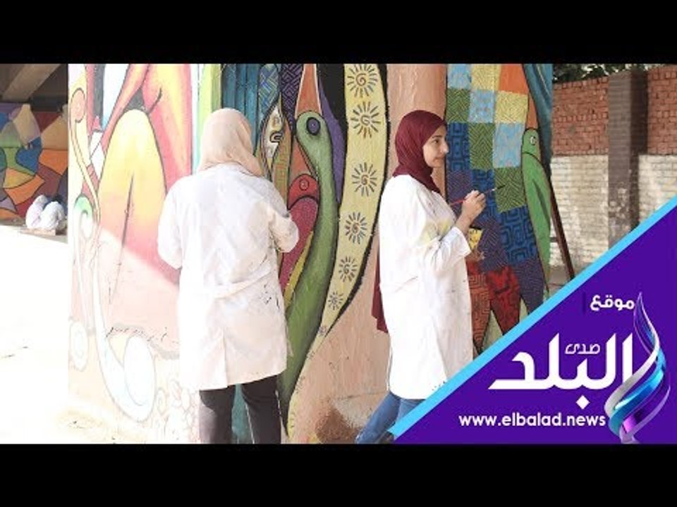 صدي البلد | طلاب عين شمس يزينون ميدان العباسية