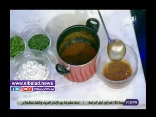 صدى البلد | طريقة حشو المندى المصري على طريقة الشيف هالة