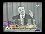 صدى البلد | فيديو نادر لـ الزعيم جمال عبد الناصر يسخر من طلب مرشد الإخوان بفرض الحجاب