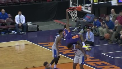 Daxter Miles Jr. flies in for the alley-oop slam
