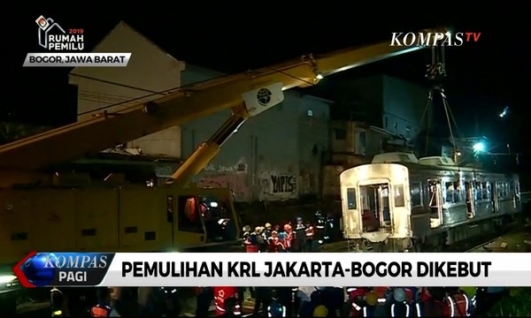 Pemindahan Gerbong KRL Jakarta-Bogor Anjlok Terus Dikebut