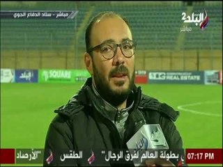 لقاء خاص مع المشرف العام لنادي سيراميكا كليوباترا السيد معتز البطاوي بعد مباراة منتخب السويس
