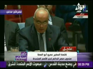 على مسئوليتي - مندوب مصر لدى الأمم المتحدة: قرار الرئيس الأمريكى دونالد ترامب " أحادي ومرفوض "