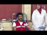 صدي البلد | لحظة تبرع خالد النبوى بالدم لتوعية الشباب