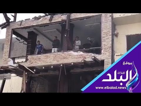 صدي البلد | أمن الجيزة يقود حملة إزالة إشغالات بإمبابة