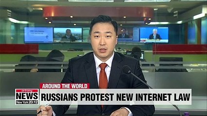 Thousands protest in Moscow against Russia's cyber-security bill