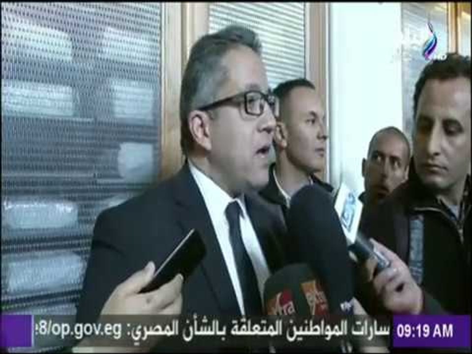 إفتتح وزير الاثار، مكتبة دير سانت كاترين وأعمال ترميم فسيفساء التجلي التي تصور تجلي المسيح عيسى