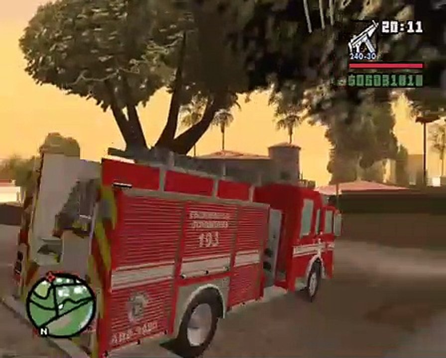 CAMINHAO BOMBEIROS São   Paulo   GTA SA/ fire truck gta sa
