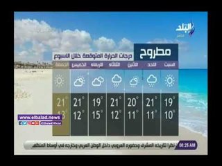 صدي البلد | درجات الحرارة المتوقعة بالقاهرة والمحافظات خلال الأسبوع