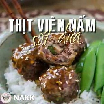Cách làm THỊT VIÊN NẤM SỐT DỨA ngon khó cưỡng - Meet ball