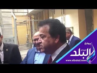 صدي البلد | وزير التعليم العالي يستقل عربة مخصصة للمرضى خلال افتتاح وحدات مستشفيات عين شمس