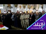 صدى البلد | محافظ بني سويف ومدير الأمن يتقدمان جنازة الشهيد ابن الفشن