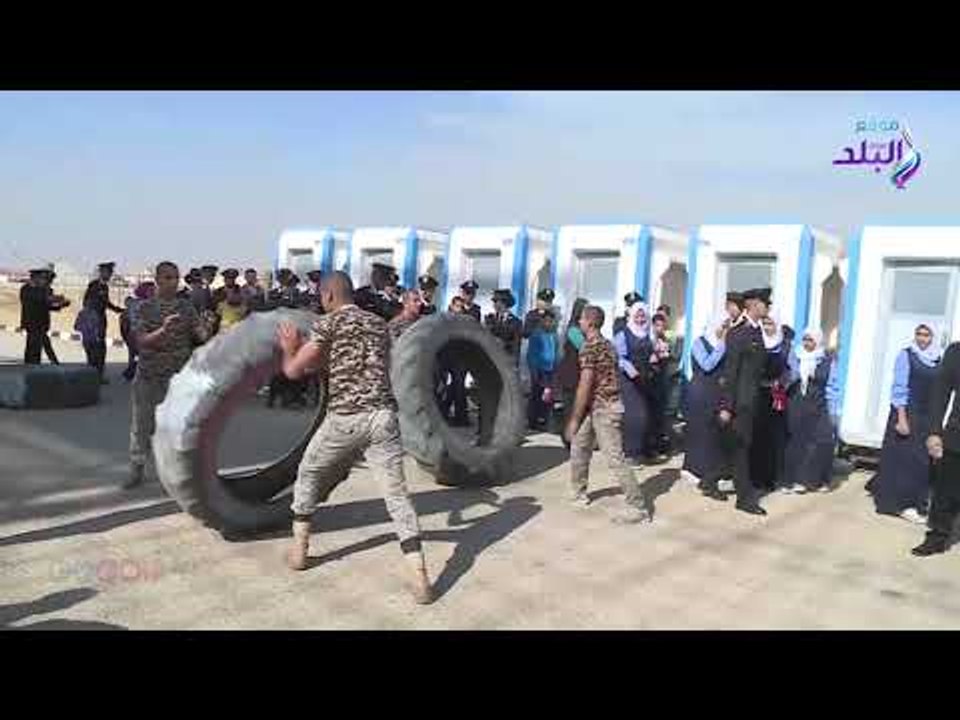 صدى البلد | ضباط سوهاج فى مدرسة النور للمكفوفين للاحتفال بيوم ذوي الإعاقة