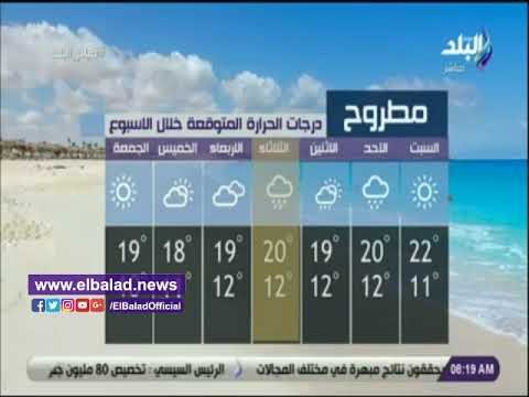 صدى البلد | تعرف على درجات الحرارة المتوقعة خلال الأسبوع بالقاهرة والمحافظات