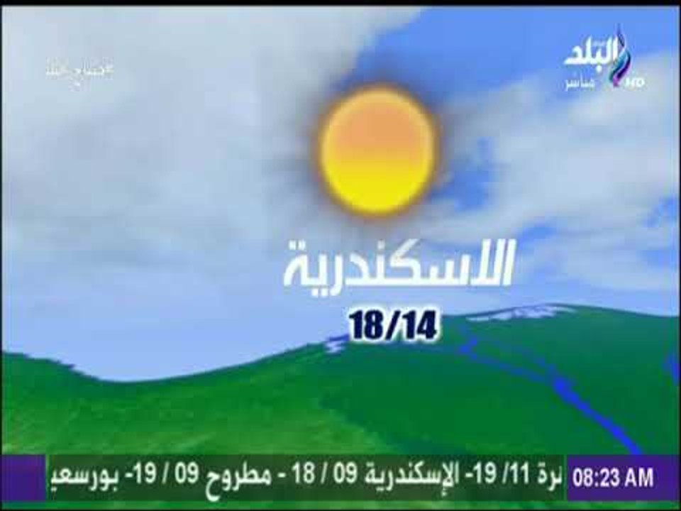 صباح البلد - تعرف علي حالة الطقس ودرجات الحرارة مع  صباح البلد