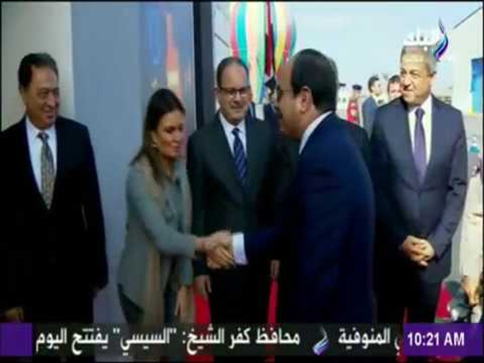 صباح البلد - شاهد..لحظة وصول الرئيس السيسي الى مدينة السادات لإفتتاح عدد من المشروعات التنموية