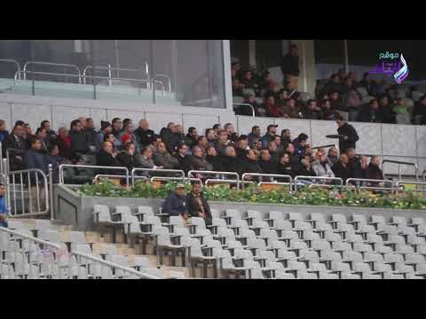 صدى البلد | الخطيب وفرج عامر يؤازران الفريقين من مدرجات برج العرب