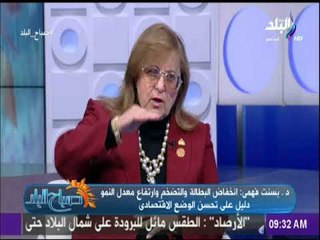 صباح البلد - بسنت فهمي: « الاستثمار ليس بالدرجة المطلوبة ولكننا وضعنا الاساس »