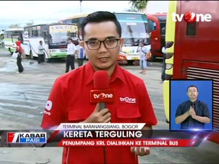 KRL Masih Satu Jalur, Alternatif Bus Disiapkan di Bogor