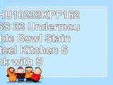 Kraus KHU10233KPF1621KSD30SS 33 Undermount Double Bowl Stainless Steel Kitchen Sink