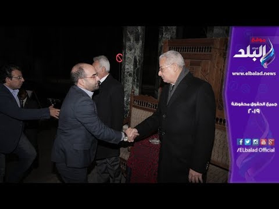 صدى البلد | أحمد صبري يشارك في عزاء والدة إلهام أبو الفتح