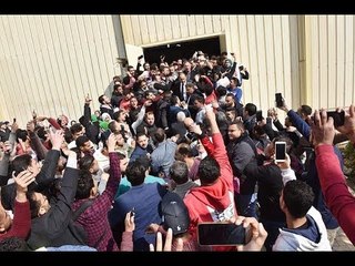 صدى البلد | استقبال أسطوري لـ محمود الخطيب بجامعة المنصورة