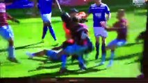 WATCH: Aston Villa ace Grealish struck from behind by pitch invader